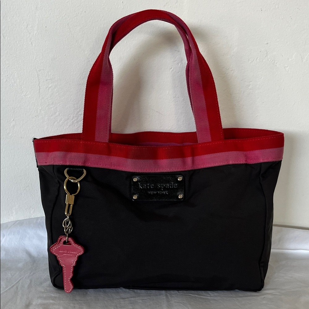 Kate Spade Tote with Pink and Red Trim